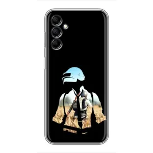 Силиконовый чехол с картинкой "Герой Pubg" на Samsung Galaxy M14 (M146) (Пубг мен)