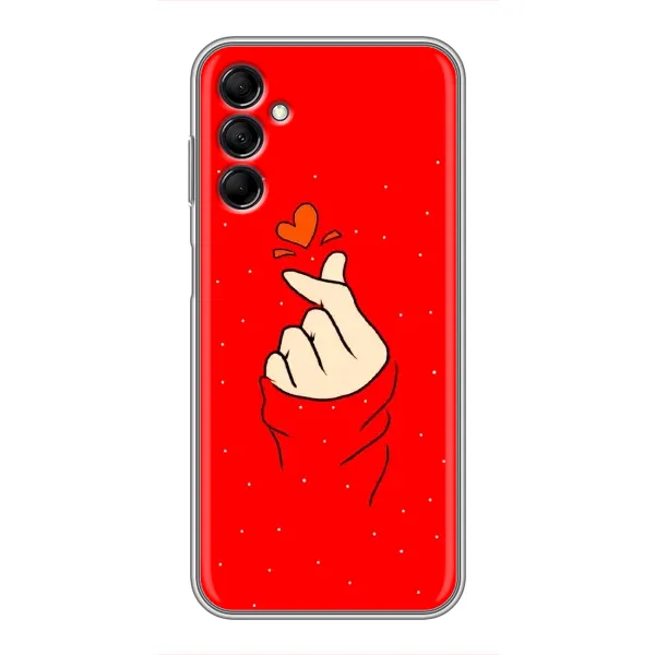 Чехол с рисунком «Сердце на красном» для Samsung Galaxy M14 5g (M146) Чехол с рисунком «Сердце на красном» для Samsung Galaxy M14 5g (M146)