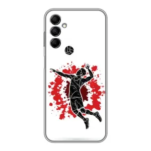 Чехлы с принтом Спортивная тематика для Samsung Galaxy M14 (M146) (Волейболист)