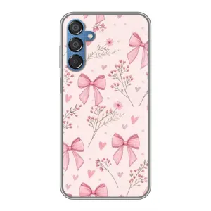 Чехол банты для Samsung Galaxy M15 (M156) (Банты с цветами)