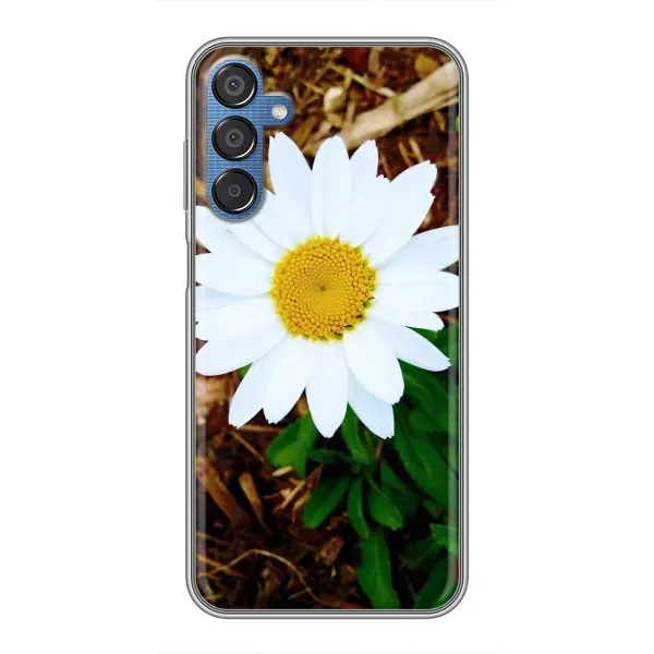 Чехол с рисунком «Белая ромашка» для Samsung Galaxy M15 (M156)