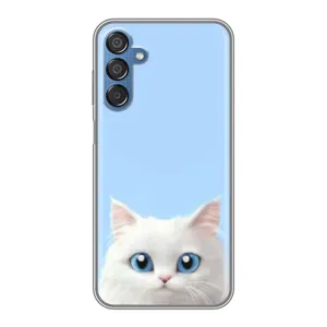 Чехол на тематику: Коты для Samsung Galaxy M15 (M156) (Белый кот)