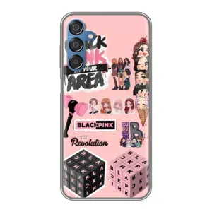 Чохли з картинкою для Samsung Galaxy M15 (M156) (BLACK PINK колаж)