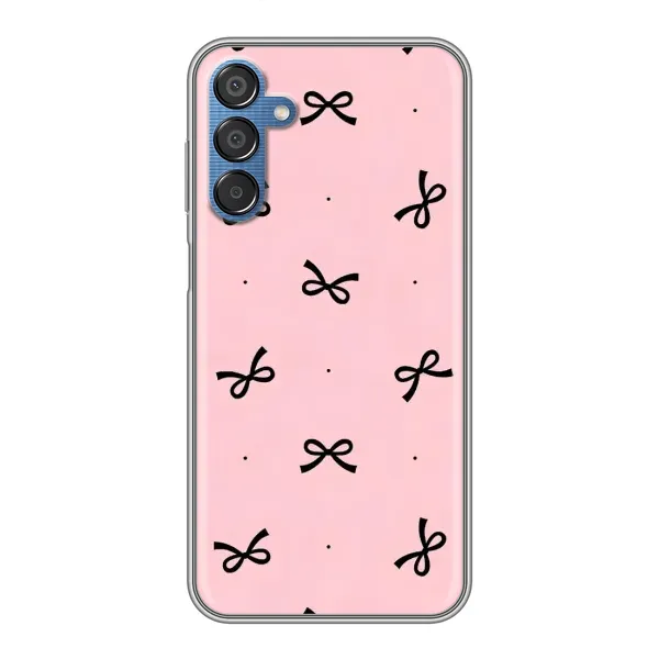 Чехол с рисунком «Черные бантики» для Samsung Galaxy M15 (M156) Чехол с рисунком «Черные бантики» для Samsung Galaxy M15 (M156)