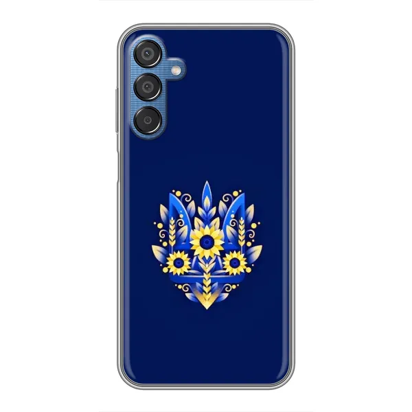 Чехол с рисунком «Цветущий Герб» для Samsung Galaxy M15 (M156)