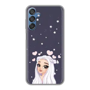 Чехол Стильные девушки на Samsung Galaxy M15 (M156) (Девушка и сердечки)