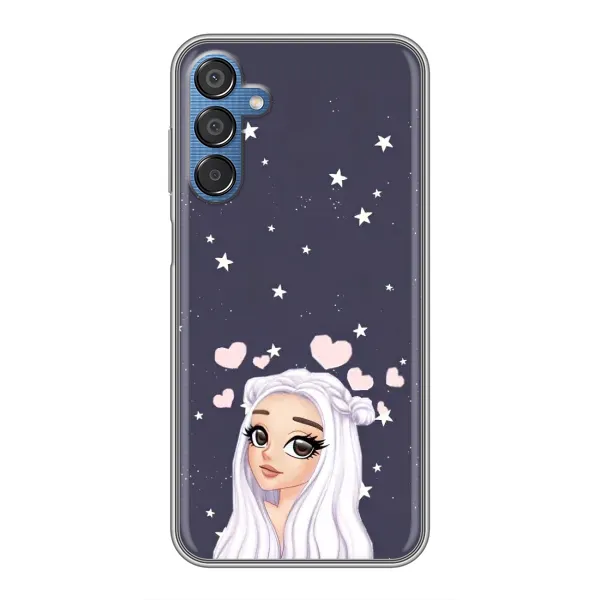 Чехол с рисунком «Девушка и сердечки» для Samsung Galaxy M15 (M156) Чехол с рисунком «Девушка и сердечки» для Samsung Galaxy M15 (M156)