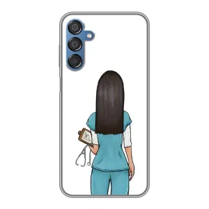 Силиконовый бампер (Работники) на Samsung Galaxy M15 (M156) (Доктор)
