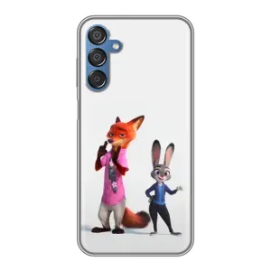 Силіконовий чохол з принтом Зоотрополіс для Samsung Galaxy M15 (M156) (Джуді і Нік)