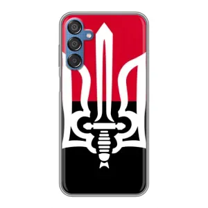 Чехлы УПА (Красно-Чёрный) на Samsung Galaxy M15 (M156) (Герб Украины)