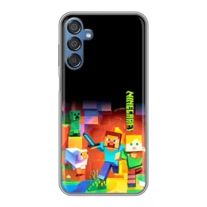 Чохли для Samsung Galaxy M15 (M156) (Персонажі МайнКрафт) (Герой Майнкрафт)