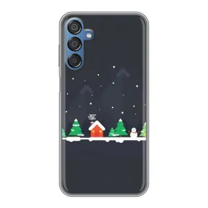 Силиконовый бампер на рождество для Samsung Galaxy M15 (M156) (Город зимний)