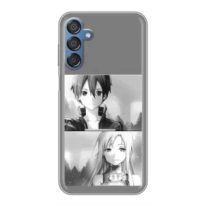 Чехол с персонажами АНИМЕ на Samsung Galaxy M15 (M156) (Кирито-Асуна)
