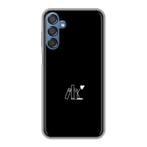 Чехол с картинками на черном фоне для Samsung Galaxy M15 (M156) (Книжки)