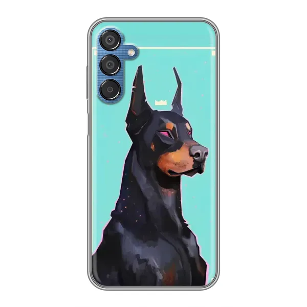 Чехол с рисунком «Король доберман» для Samsung Galaxy M15 (M156) Чехол с рисунком «Король доберман» для Samsung Galaxy M15 (M156)