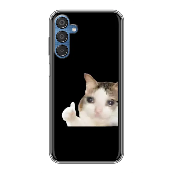 Чехол с рисунком «Кот в слезах» для Samsung Galaxy M15 (M156) Чехол с рисунком «Кот в слезах» для Samsung Galaxy M15 (M156)