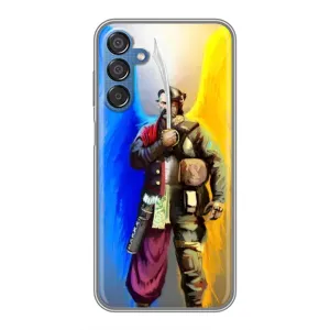 Чехол с картинкой (Патриотический КОЗАК) на Samsung Galaxy M15 (M156) (Козак с крыльями)