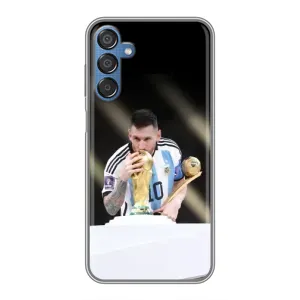Чехлы Лео Месси Аргентина для Samsung Galaxy M15 (M156) (Кубок Мира)