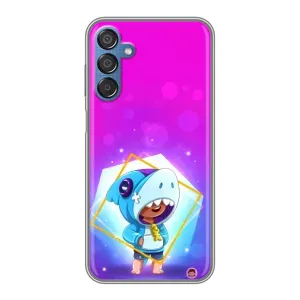 Чехол Бравл Старс для Samsung Galaxy M15 (M156) (Леон в костюме Акулы)