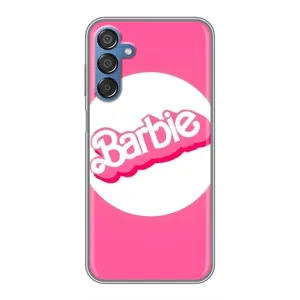 Силиконовый Чехол Барби Фильм на Samsung Galaxy M15 (M156) (Лого Барби)