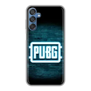 Чохол (TPU) з картинкою "Лого Пабг" на Самсунг Гелексі М15 (Лого PUBG)