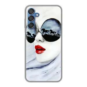 Чехол с картинкой Модные Девчонки Samsung Galaxy M15 (M156) (Любительница коней)