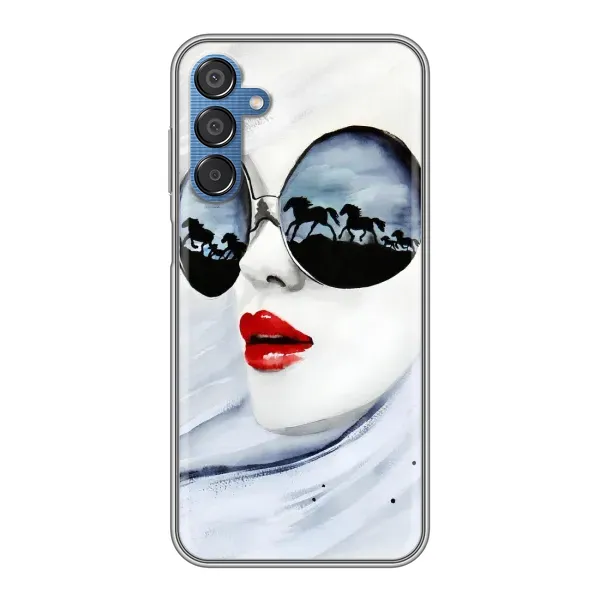 Чехол с рисунком «Любительница коней» для Samsung Galaxy M15 (M156) Чехол с рисунком «Любительница коней» для Samsung Galaxy M15 (M156)