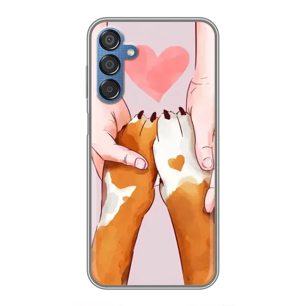 Чехол с рисунком «Любовь к собакам» для Samsung Galaxy M15 (M156) Чехол с рисунком «Любовь к собакам» для Samsung Galaxy M15 (M156)