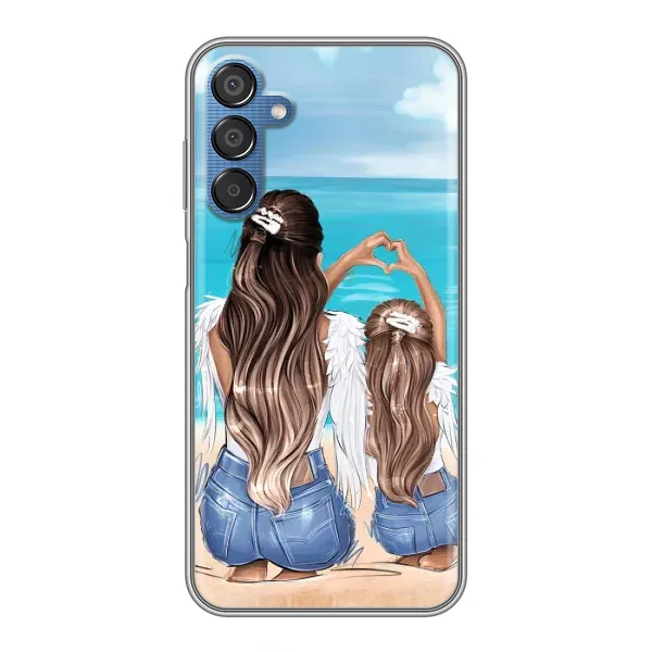 Чехол с рисунком «Мама и дочь» для Samsung Galaxy M15 (M156) Чехол с рисунком «Мама и дочь» для Samsung Galaxy M15 (M156)