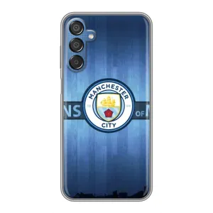 Силиконовые Чехлы принт Футбол на Samsung Galaxy M15 (M156) (ManCity)