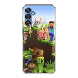 Чохли для Samsung Galaxy M15 (M156) (Персонажі МайнКрафт) (Майн-крафт)