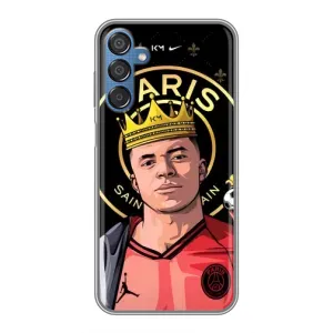 Чехол (TPU) с Футболистом на Samsung Galaxy M15 (M156) (Mbappe King)