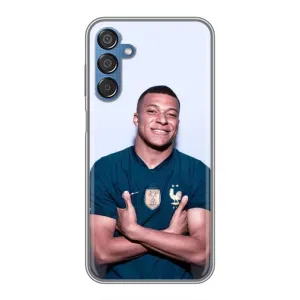 Чехол (TPU) с Футболистом на Samsung Galaxy M15 (M156) (Мбаппешичка)