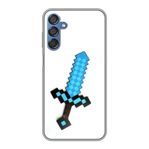 Чохли для Samsung Galaxy M15 (M156) (Персонажі МайнКрафт) (Меч)