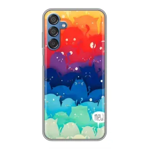 Силиконовый чехол с котиком для Samsung Galaxy M15 (M156) (Mew)