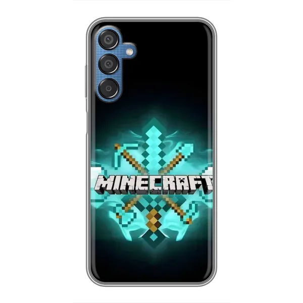 Чехол с рисунком «MineCraft 2» для Samsung Galaxy M15 (M156)