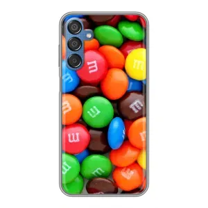 Чохол з зображенням смачної їжі для Samsung Galaxy M15 (M156) (Різнокольорові M&M'S)