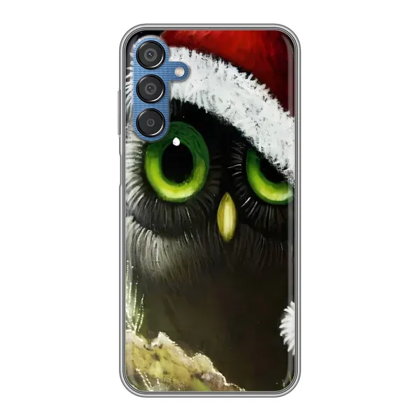 Чехол с рисунком «Новогодняя Сова» для Samsung Galaxy M15 (M156) Чехол с рисунком «Новогодняя Сова» для Samsung Galaxy M15 (M156)