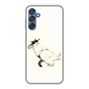 Чехол на тематику: Коты для Samsung Galaxy M15 (M156) (Отдых)