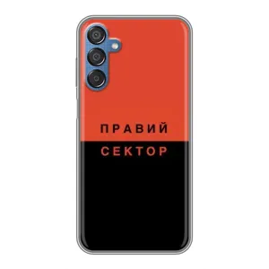 Чехлы УПА (Красно-Чёрный) на Samsung Galaxy M15 (M156) (Правый Серктор)