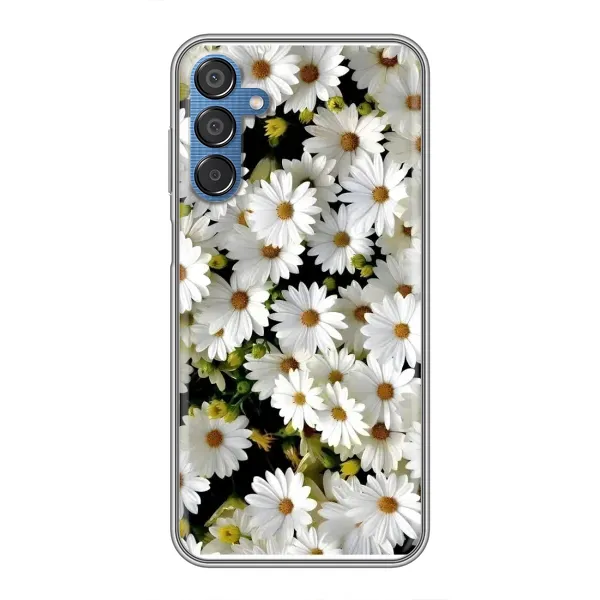 Чехол с рисунком «Рамка в ромашках» для Samsung Galaxy M15 (M156)