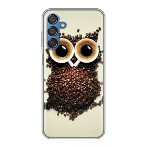Чехлы с принтом СОВЫ для Samsung Galaxy M15 (M156) (Сова с зерен кофе)