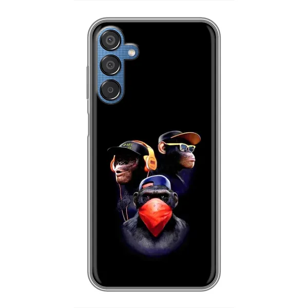 Чехол с рисунком «Три обезьяны» для Samsung Galaxy M15 (M156)