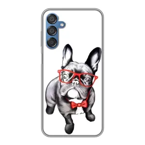 Бампер для Samsung Galaxy M15 (M156) с картинкой "Песики" (В очках)