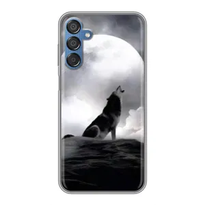 Чехол с Волком на Samsung Galaxy M15 (M156) (Волк и луна)