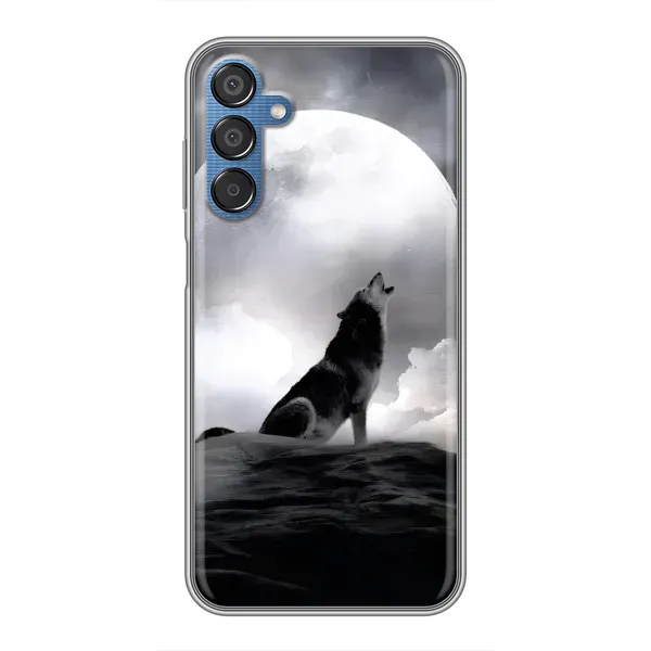 Чехол с рисунком «Волк и луна» для Samsung Galaxy M15 (M156) Чехол с рисунком «Волк и луна» для Samsung Galaxy M15 (M156)