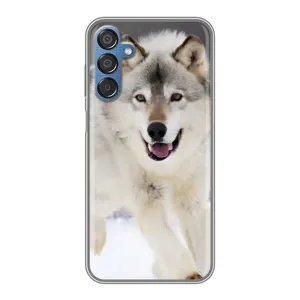 Чехол с Волком на Samsung Galaxy M15 (M156) (Волк на снегу)