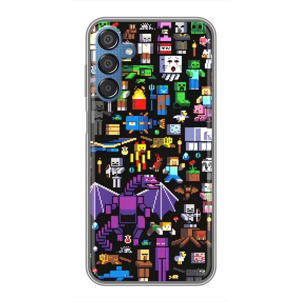 Чехол с рисунком «Все персонажи» для Samsung Galaxy M15 (M156)