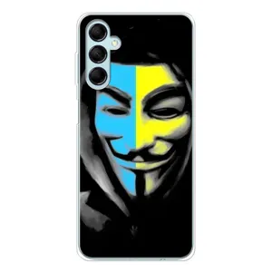 Чехол с Украинской символикой на Галакси М16 (Анонимус патриот)