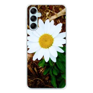 Чехол с ромашками на Samsung Galaxy M16 (Белая ромашка)